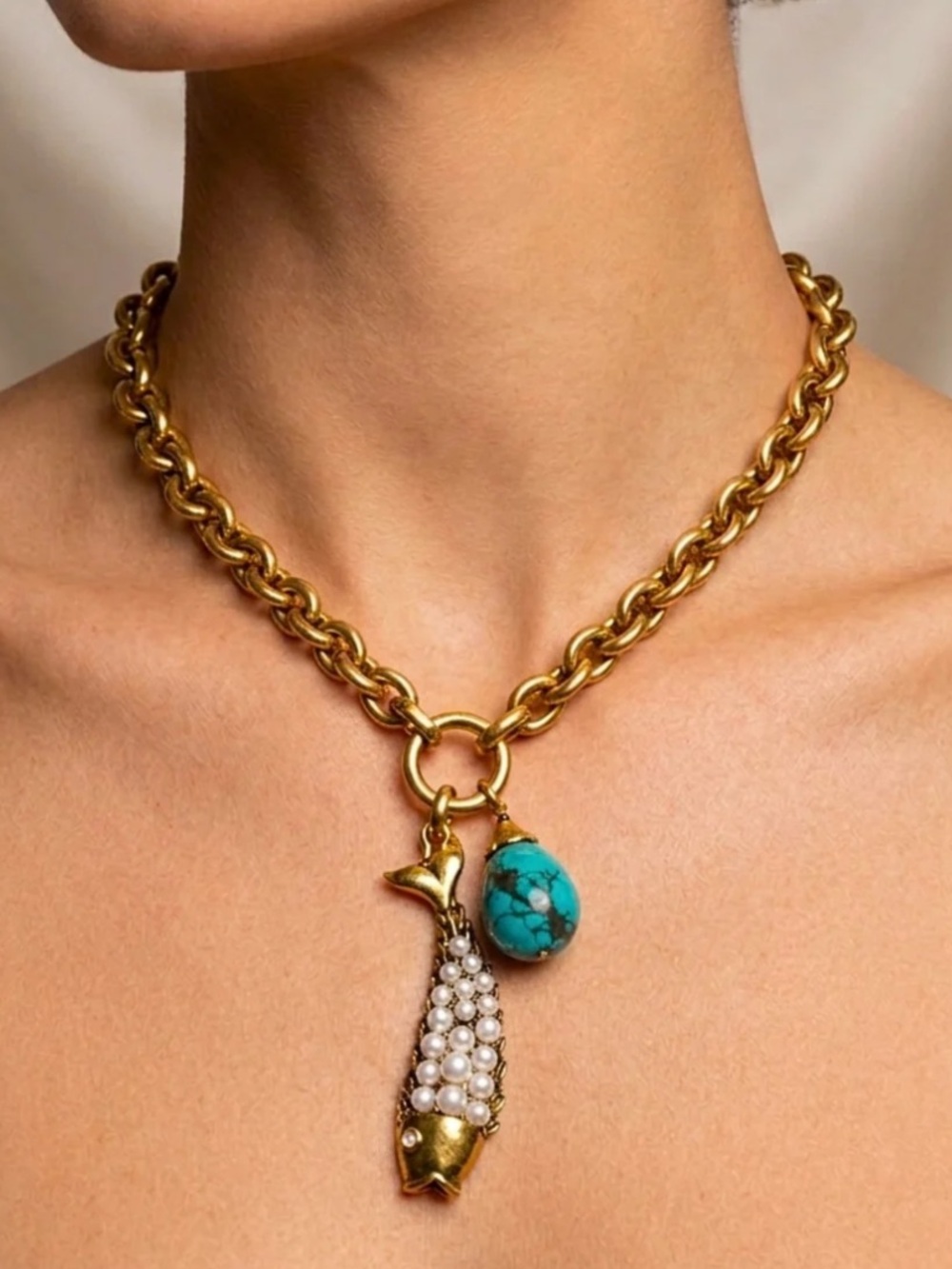 NWT Elizabeth Cole Koira Necklace